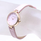 Coach Hayley Pink Mother of Pearl Dial Pink Leather Strap Watch for Women - 14503537