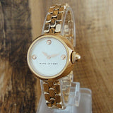 Marc Jacobs Courtney White Dial Rose Gold Steel Strap Watch for Women - MJ3458