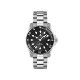 Gucci Dive Automatic Black Dial Silver Steel Strap Watch for Men - YA136353