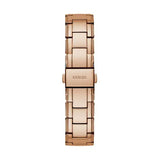 Guess Crystal Clear Rose Gold Dial Rose Gold Steel Strap Watch for Women - GW0470L3