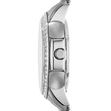 Fossil Architect Automatic Silver Dial Silver Steel Strap Watch for Women - ME3057