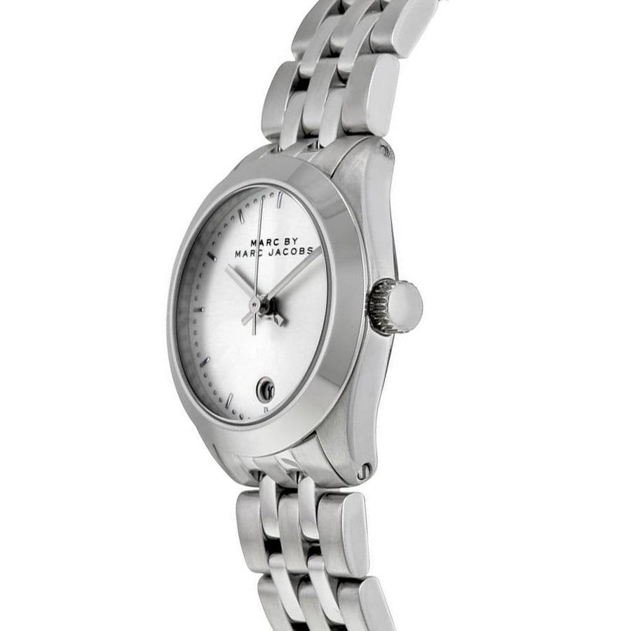 Marc Jacobs Peeker Silver Dial Silver Steel Strap Watch for Women - MBM3373