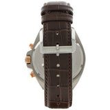 Hugo Boss Driver Chronograph Silver Dial Brown Leather Strap Watch For Men - 1512881