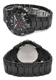 Coach Kent Chronograph Black Dial Black Steel Strap Watch for Men - 14602554