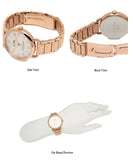 Coach Delancey White Dial Rose Gold Steel Strap Watch for Women - 14502497