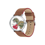 Coach Perry White Dial Brown Leather Strap Watch for Women - 14503514