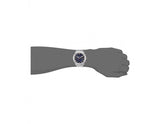 Fossil Pilot 54 Chronograph Navy Blue Dial Silver Steel Strap Watch for Men - FS5203