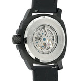 Fossil Modern Machine Automatic Skeleton Grey Dial Black Steel Strap Watch for Men - ME3134