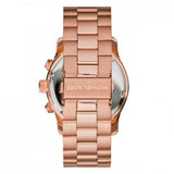 Michael Kors Runway Pink Dial Rose Gold Steel Strap Watch for Women - MK5931