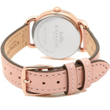 Coach Delancey Cream Dial Blush Pink Leather Strap Watch for Women - 14502750