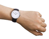 Daniel Wellington watch on wrist - back view