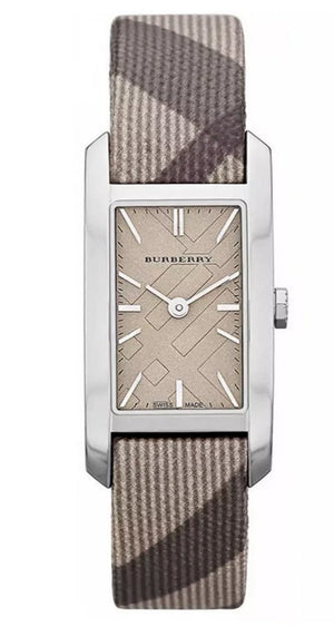 Burberry The Pioneer Grey Dial Leather Strap Watch for Women - BU9504