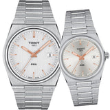 Tissot PRX Quartz Silver Dial Silver Steel Strap Watch for Men - T137.410.11.031.00