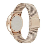 Tommy Hilfiger Brooklyn Grey Dial Gold Mesh Bracelet Watch for Men - 1791506