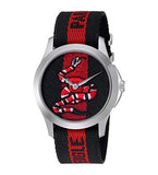 Gucci Le Marche Des Merveilles Blue Red Dial Blue Red Nylon Strap Unisex Watch - YA126493