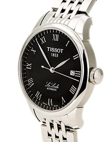 Tissot T Classic Le Locle Powermatic 80 Black Dial Silver Steel Strap Watch For Women - T41.1.483.53