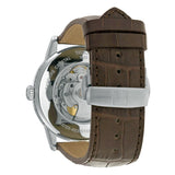 Tissot Luxury Powermatic 80 Silver Dial Brown Leather Strap Watch For Men - T086.407.16.031.00