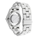 Marc Jacobs Henry Transparent Silver Dial Silver Stainless Steel Strap Watch for Women - MBM3205