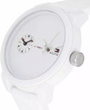 Tommy Hilfiger Denim White Dial White Rubber Strap Watch for Men - 1791324