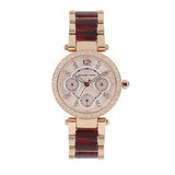 Michael Kors Parker Rose Gold Dial Two Tone Steel Strap Watch for Women - MK6239