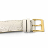 Gucci G Timeless Quartz White Dial White Leather Strap Watch For Women - YA1264033A