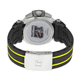 Tissot T Race Thomas Luthi Chronograph Grey Dial Black Rubber Strap Watch For Men - T092.417.27.067.00