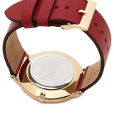 Coach Perry Red Dial Red Leather Strap Watch for Women - 14503486