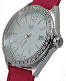 Tag Heuer Formula 1 Quartz 35mm Mother of Pearl Dial Pink Leather Strap Watch for Women - WBJ131A.FC8252