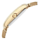 Michael Kors Emery Three-Hand Crystals Silver Dial Gold Steel Strap Watch for Women - MK4643