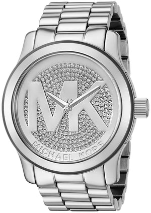 Michael Kors Runway Silver Dial Silver Steel Strap Watch for Women - MK5544