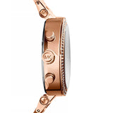 Michael Kors Parker Pink Dial Two Tone Steel Strap Watch for Women - MK5896