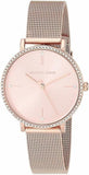 Michael Kors Mini Jayne Crystals Rose Gold Dial Rose Gold Mesh Strap Watch for Women - MK7122