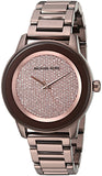 Michael Kors Kinley Brown Dial Brown Steel Strap Watch for Women - MK6245