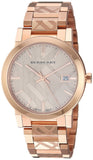 Burberry The City Rose Gold Dial Rose Gold Steel Strap Watch for Women - BU9039