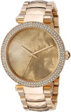 Michael Kors Parker Gold Mother of Pearl Dial Gold Steel Strap Watch for Women - MK6425