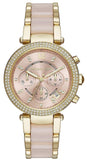 Michael Kors Parker Gold Dial Two Tone Steel Strap Watch for Women - MK6326