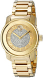 Movado Bold Pave Gold Dial Gold Steel Strap Watch For Women - 3600255