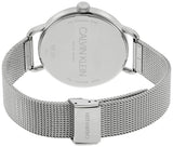 Calvin Klein Even Quartz White Dial Silver Steel Strap Watch for Women - K7B21126