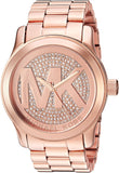 Michael Kors Runway Rose Gold Dial Rose Gold Steel Strap Watch for Women - MK5661