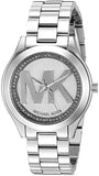 Michael Kors Mini Slim Runway Silver Dial Silver Steel Strap Watch for Women - MK3548