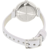 Marc Jacobs Sally White Dial White Leather Strap Watch for Women - MBM1350