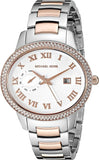 Michael Kors Whitley Analog White Dial Two Tone Steel Strap Watch For Women - MK6228