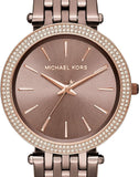 Michael Kors Darci Quartz Brown Dial Brown Steel Strap Watch For Women - MK3416