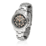 Maserati Successo Chronograph Silver Dial Silver Steel Strap Watch For Men - R8873621004