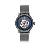 Maserati Epoca Automatic Skeleton Blue Dial Mesh Bracelet Watch For Men - R8823118002