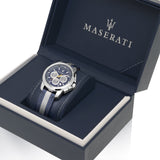 Maserati Royale 44mm Stainless Steel Fiber Strap Watch For Men - R8871637001