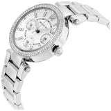 Michael Kors Parker Silver Dial Silver Steel Strap Watch for Women - MK5615