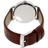 Marc Jacobs Fergus White Dial Brown Leather Strap Watch for Women - MBM8649