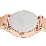 Coach Delancey White Dial Rose Gold Steel Strap Watch for Women - 14502355