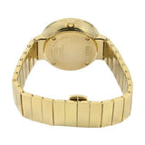 Movado Edge Gold Dial Gold Steel Strap Watch for Women - 3680014